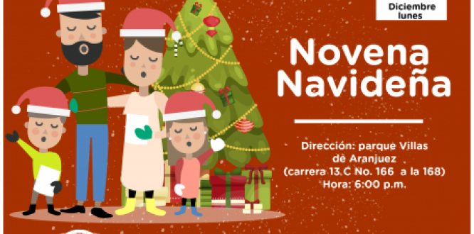 Diciembre 17: Novena en Aranjuez