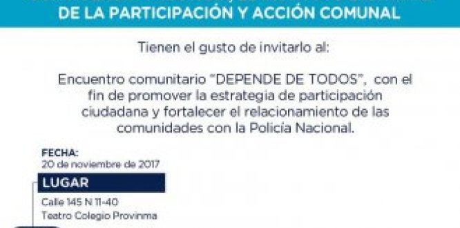 presentación del proyecto Mejor Policía 