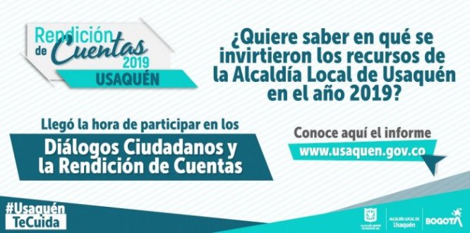 Conozca en qué se invirtieron los recursos de la localidad de Usaquén en el año 2.019