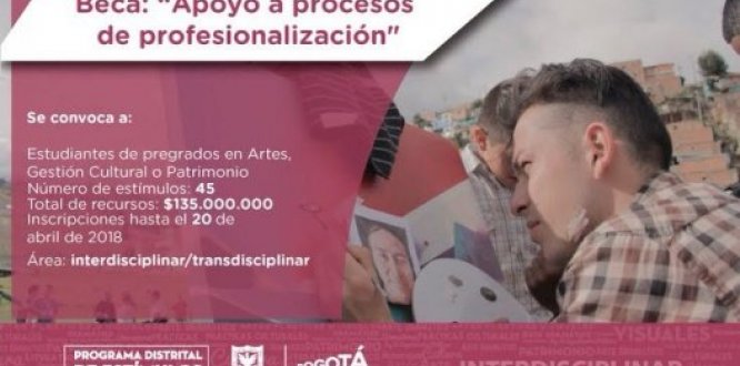 Vence plazo de inscripción beca apoyos de profesionalización