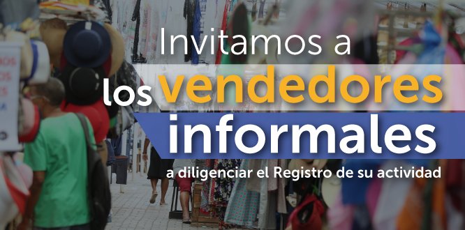 Registro vendedores informales Registro vendedores informales