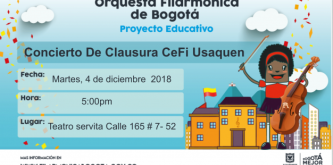 Concierto de clausura del Centro Filarmónico de Usaquén
