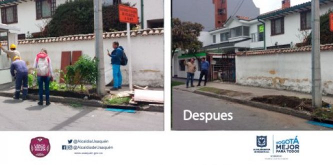 Espacio público recuperado Espacio público recuperado