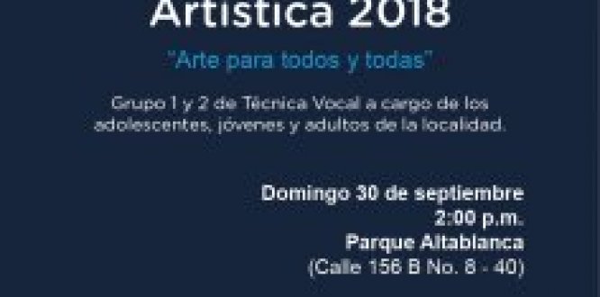 Domingo 30: Festiparques, festival artístico y deportivo  