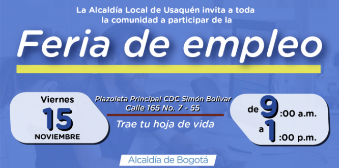 Feria de empleo en Usaquén