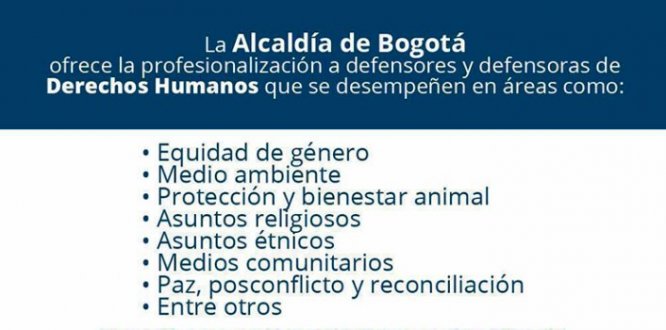  profesionalización a defensores y defensoras 