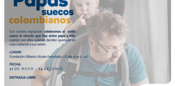 Fotografías de papás suecos colombianos