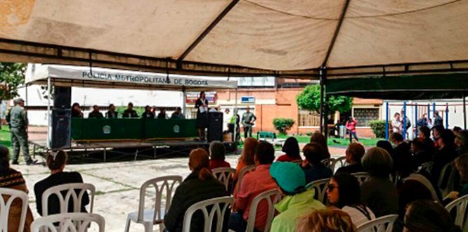 Inaugurados 4 frentes de seguridad en Usaquén  