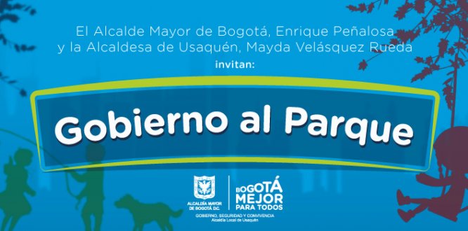 Gobierno al parque en Santa Cecilia