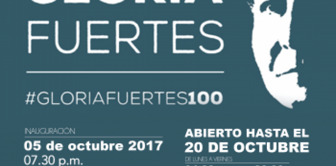 Inauguración de la exposición de la poeta Gloria Fuentes