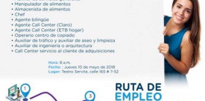 Jueves 10: Ruta de empleo en Usaquén Jueves 10: Ruta de empleo en Usaquén