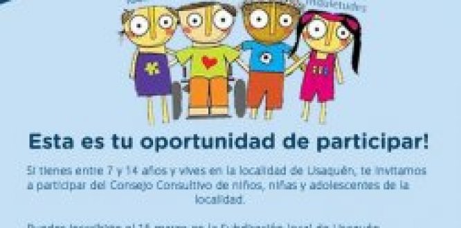 Inscripciones para el Consejo Consultivo de Niños y Adolescentes de Usaquén