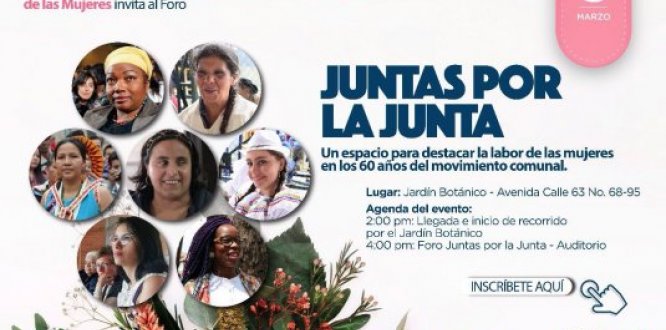 Marzo 8: foro Juntas por la Junta Marzo 8: foro Juntas por la Junta