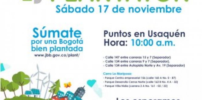 ‘Megaplantatón’ en Usaquén ‘Megaplantatón’ en Usaquén