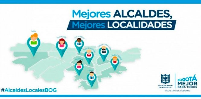 Nuevos Alcaldes Locales de Bogotá