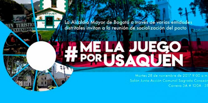 Socialización Me la Juego por Usaquén