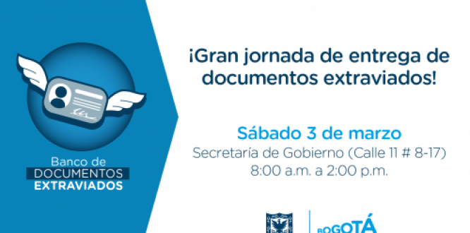 jornada de entrega de documentos extraviados  