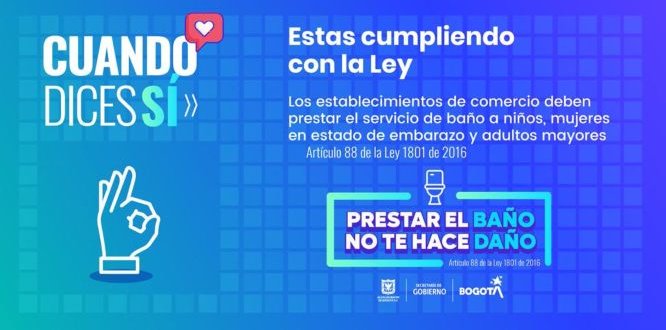 Los establecimientos públicos tienen la obligación de prestar el baño 