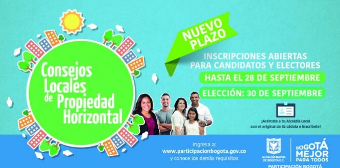 Domingo 30: elecciones del Consejo Propiedad Horizontal