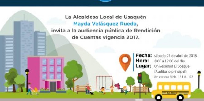 Abril 21: Audiencia Pública de Rendición de Cuentas en Usaquén