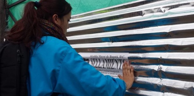 Sellada obra en zona de reserva