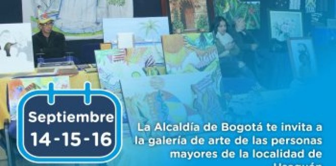 Septiembre 15 y 16: exposición artística adultos mayores de Usaquén