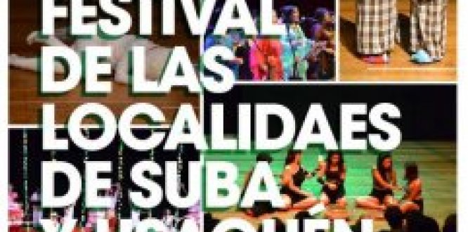 Septiembre 14 y 15: Festival de las localidades de Suba y Usaquén Septiembre 14 y 15: Festival de las localidades de Suba y Usaquén