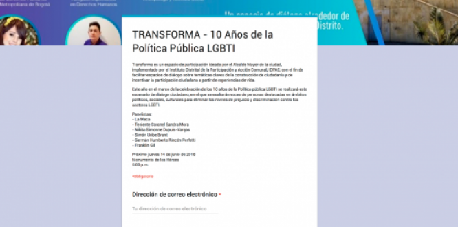 Junio 14: lanzamiento del Festival por la Igualdad 2018