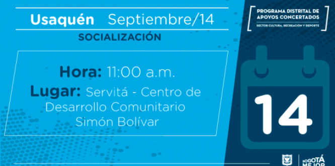 Socialización de apoyos concertados en Usaquén