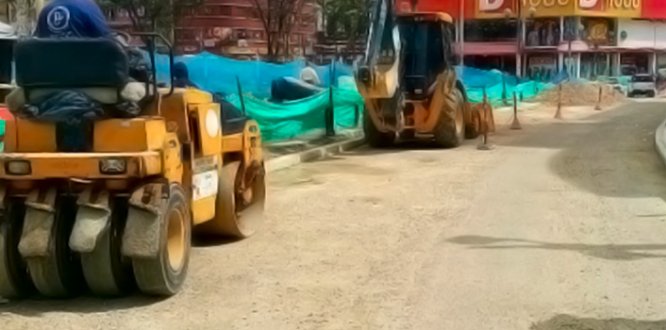 Socialización de obras viales en Usaquén.