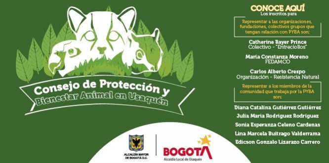 Candidatos Consejo de Protección y Bienestar Animal