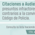 Citaciónes a Audiencia publica
